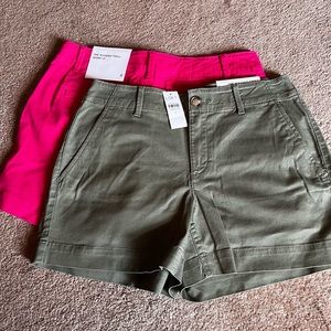 BNWT *LOFT* sz 4 curvy washed twill shorts—SO SOFT!!